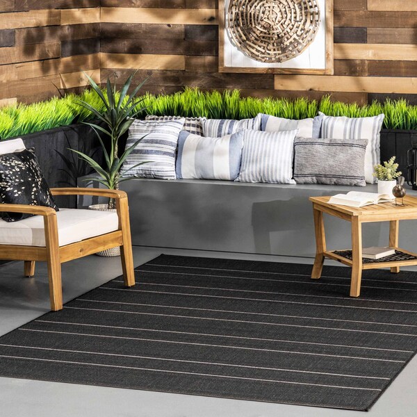 Nuloom Alaina Indoor/Outdoor Striped Area Rug 8ft OWDN27B-S808 - main